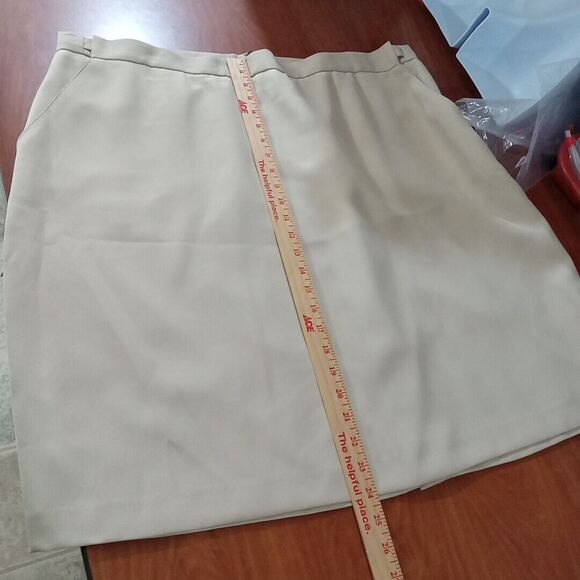 Bedford Fair Skirt Women's Size 18W Elastic Waist Expanders On Both Sides Lined - Picture 11 of 13